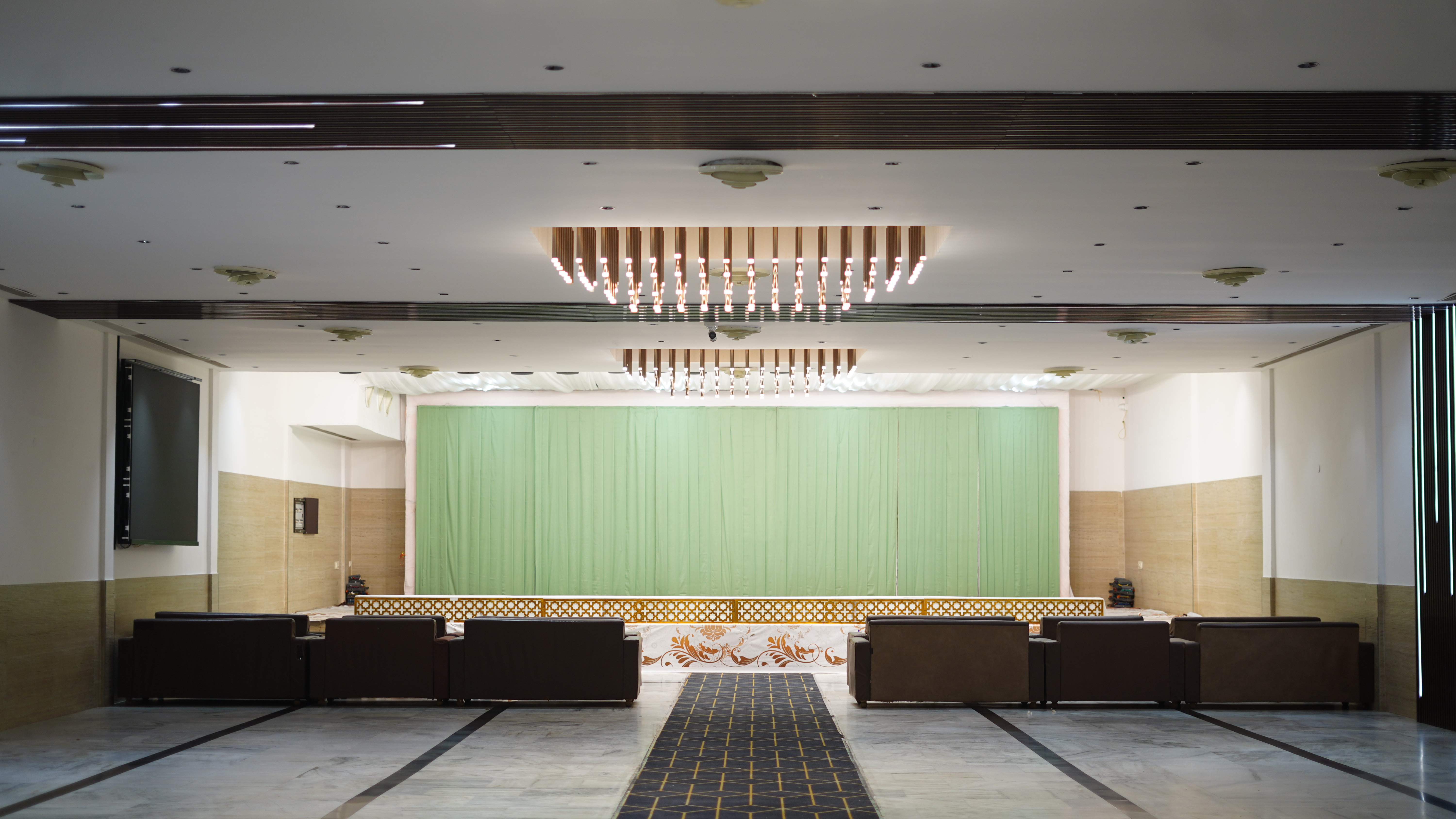 A hall for every scale of celebration.
